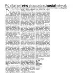 06-06-2016 Corriere del Trentio Più affari se il vino si racconta sui social network